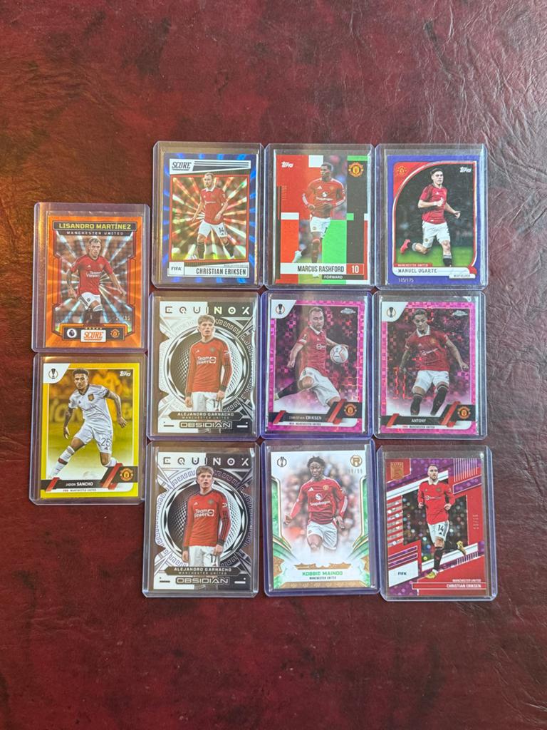 Manchester United Voetbal Kaartjes Collectie, Ophalen of Verzenden, Zo goed als nieuw, Buitenlandse clubs, Spelerskaart