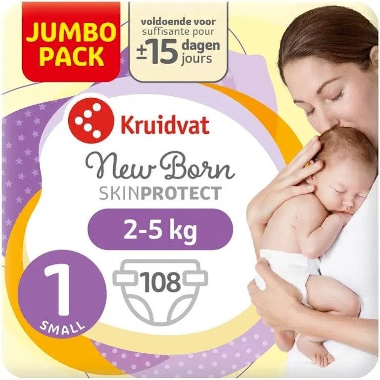 Kruidvat New Born Luiers Maat 1, Ophalen of Verzenden