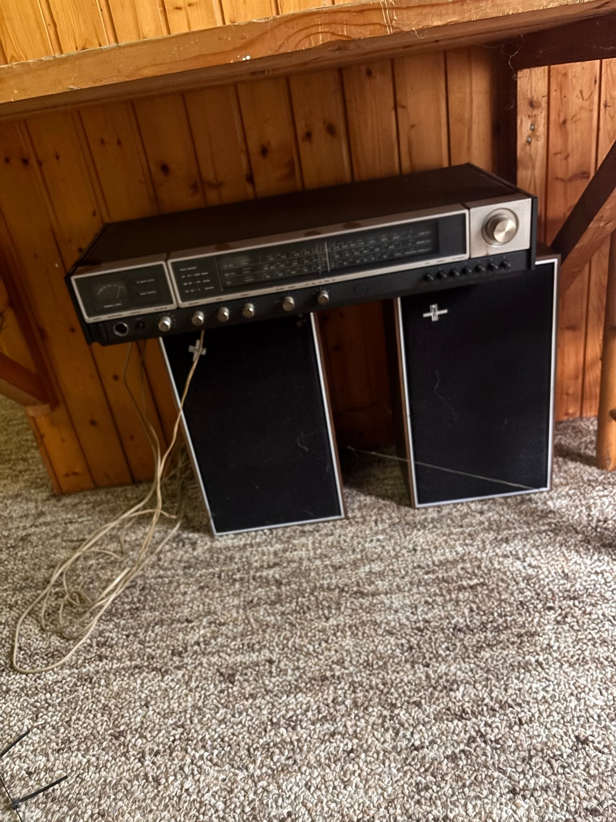 Vintage Stereo Receiver met Speakers, Audio, Tv en Foto, Stereo-sets, Gebruikt, Tuner of Radio, Losse componenten, Ophalen