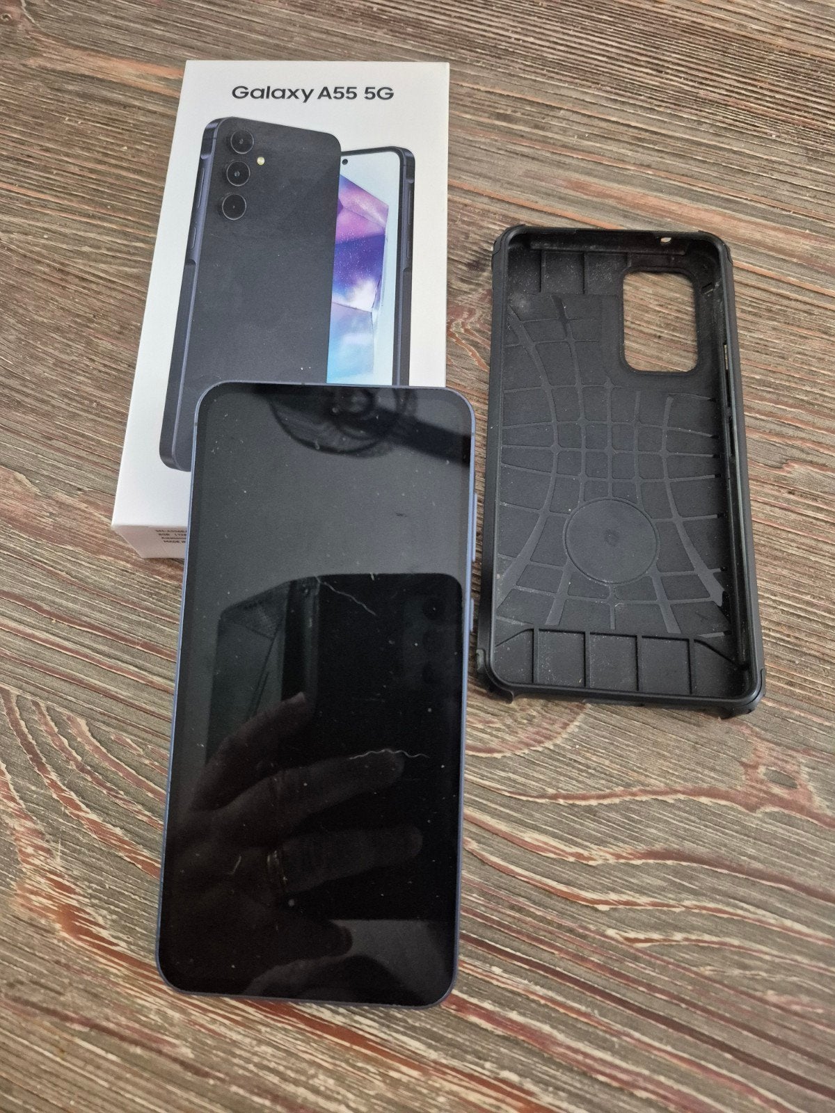 Samsung Galaxy A55 5G, Telecommunicatie, Mobiele telefoons | Samsung, Ophalen, Blauw, Zo goed als nieuw, Zonder simlock