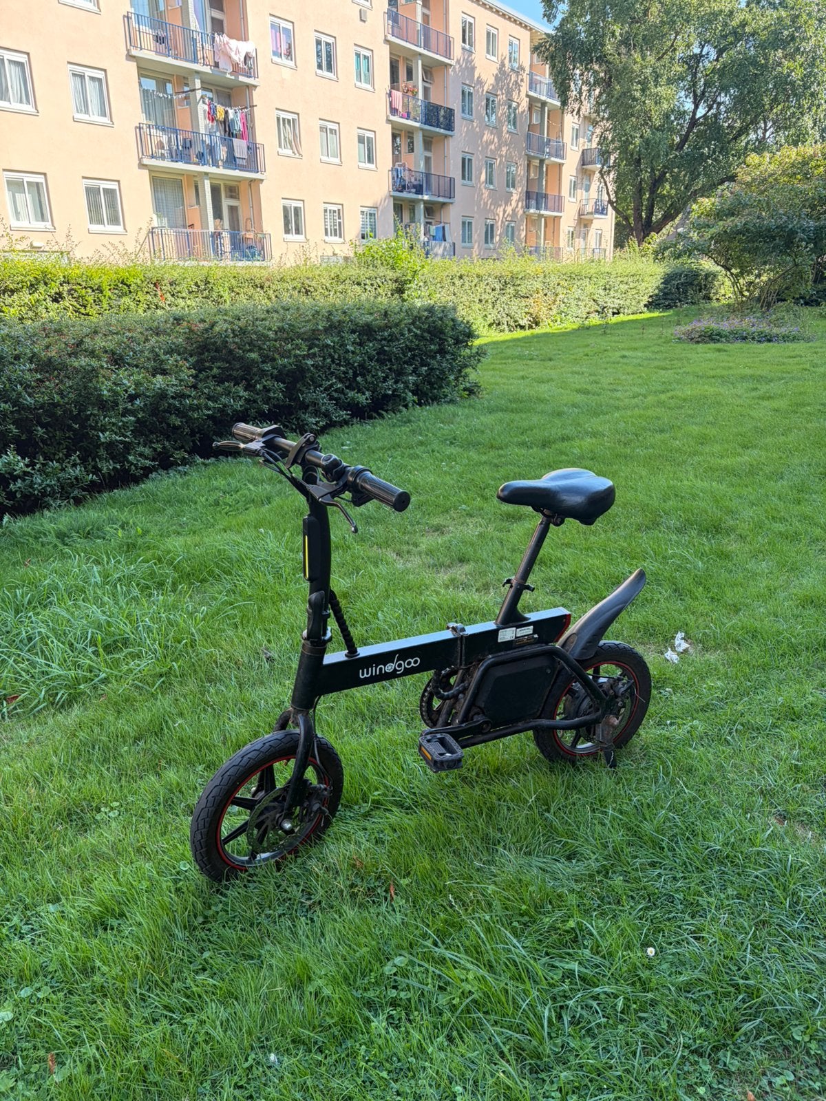 Windgoo electrische fiets, Ophalen, Zo goed als nieuw, Deels opvouwbaar, Schijfrem