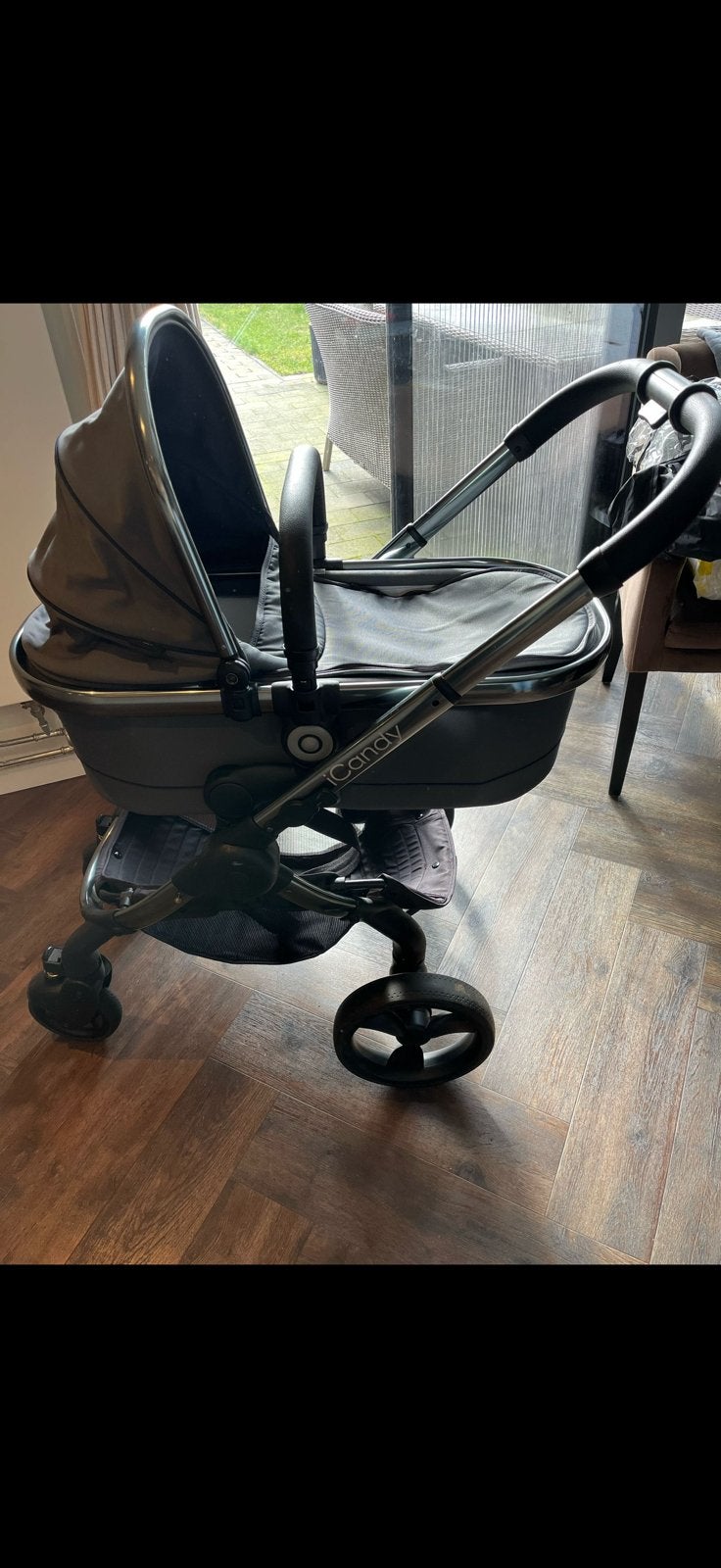 Kinderwagen 3 in 1  merk icandy, Gebruikt, Verstelbare duwstang, Combiwagen, Ophalen