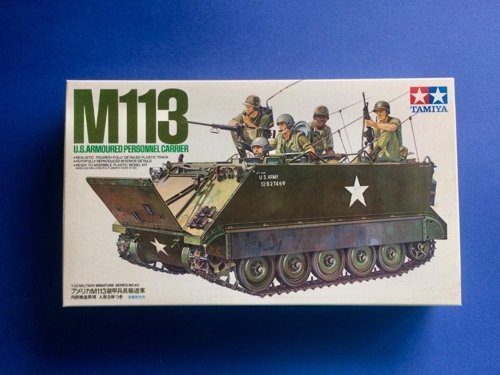 Tamiya	35040	U.S. Armoured Personnel Carrier M113  	1/35, Hobby en Vrije tijd, Tank, Verzenden, 1:32 tot 1:50, Nieuw