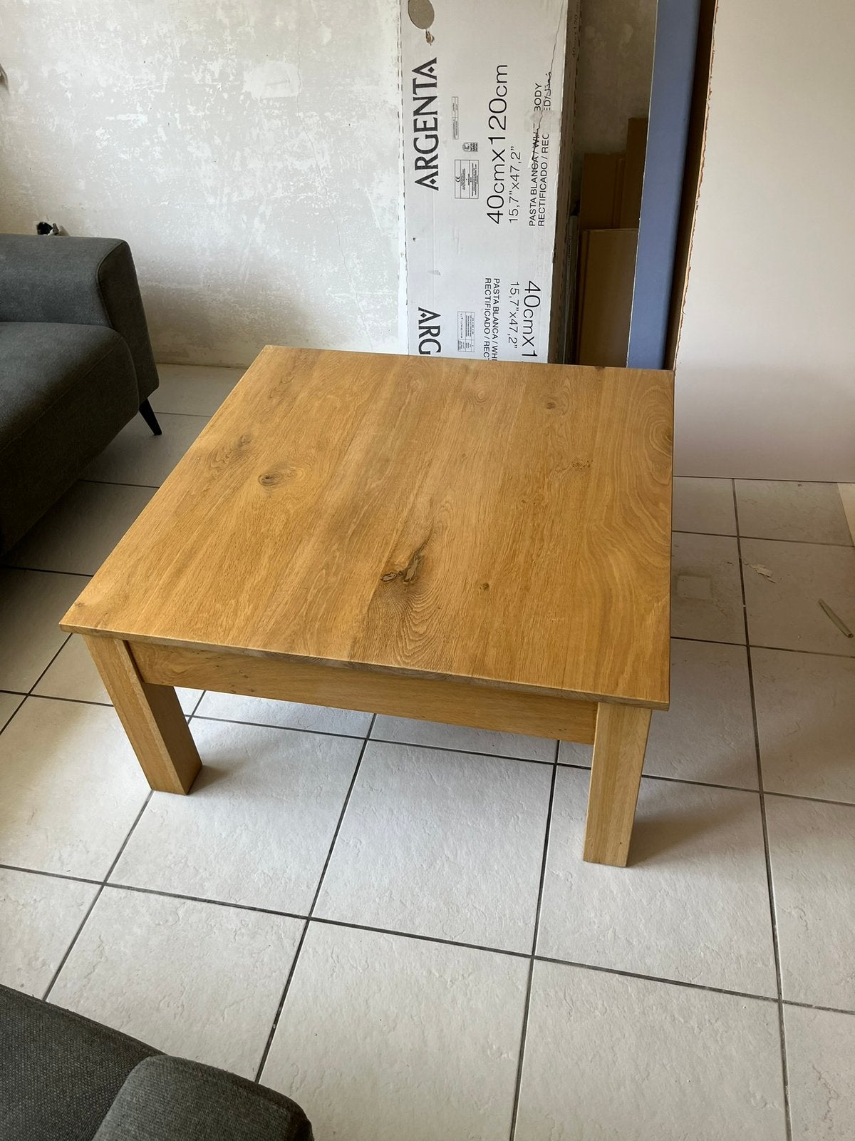 Bijzet tafel, Huis en Inrichting, Ophalen, Zo goed als nieuw, Rond, 50 tot 100 cm
