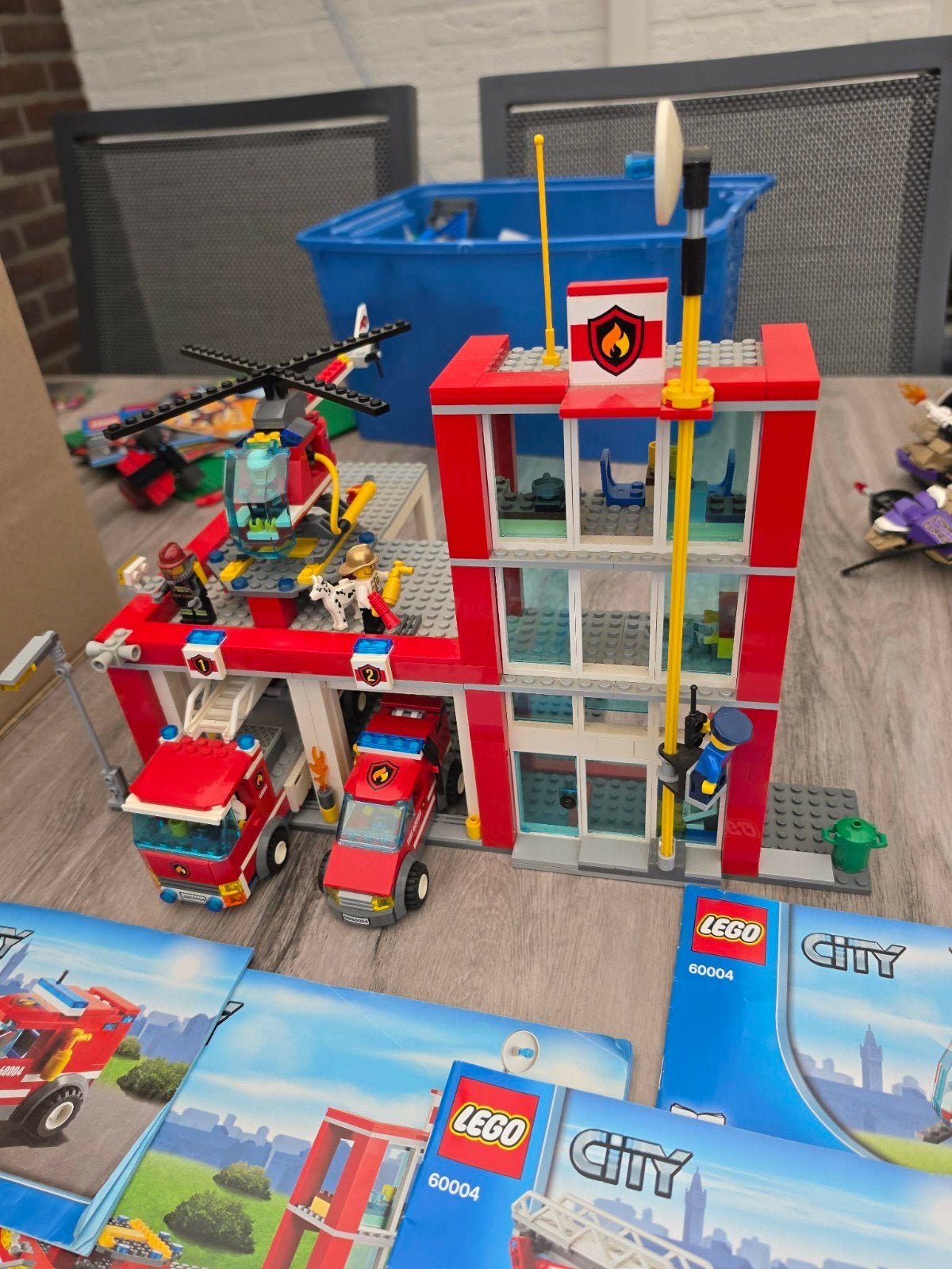 lego city brandweer set 60004, Ophalen of Verzenden, Zo goed als nieuw