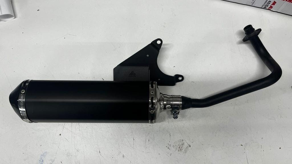 Jamarcol Uitlaat Zwart Piaggio 4T 2V, Ophalen of Verzenden, Fresh Parts, Info@freshparts.nl, Kruisboog 55 Veenendaal