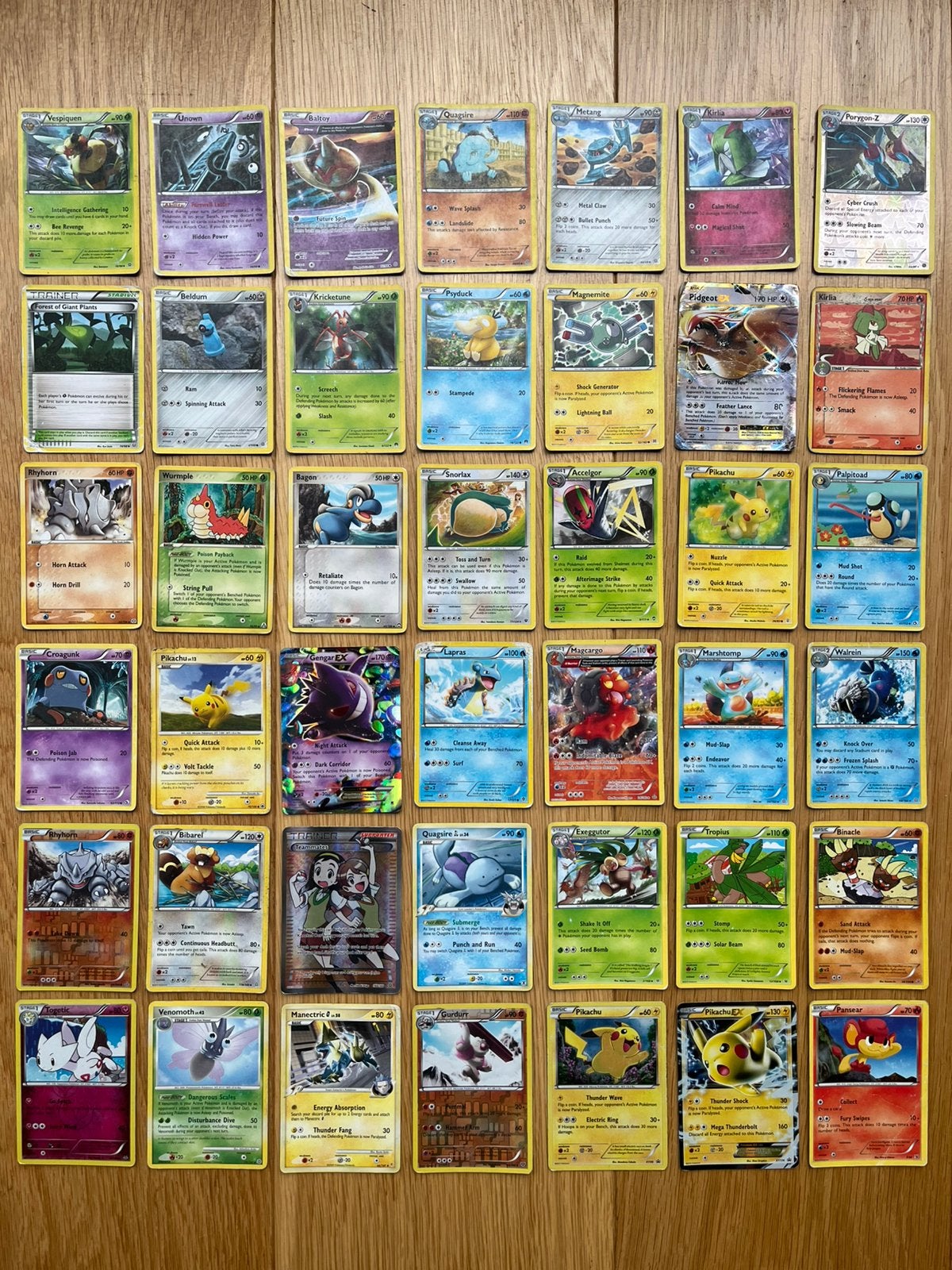 Pokémon kaarten, Ophalen of Verzenden, Gebruikt, Meerdere kaarten