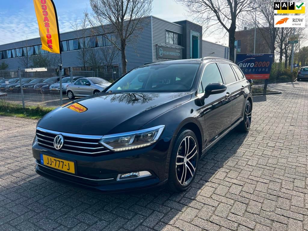 Volkswagen Passat Variant 1.6 TDI Comfortline KEURIGE STAAT, Lichtsensor, Gebruikt, 4 cilinders, Zwart