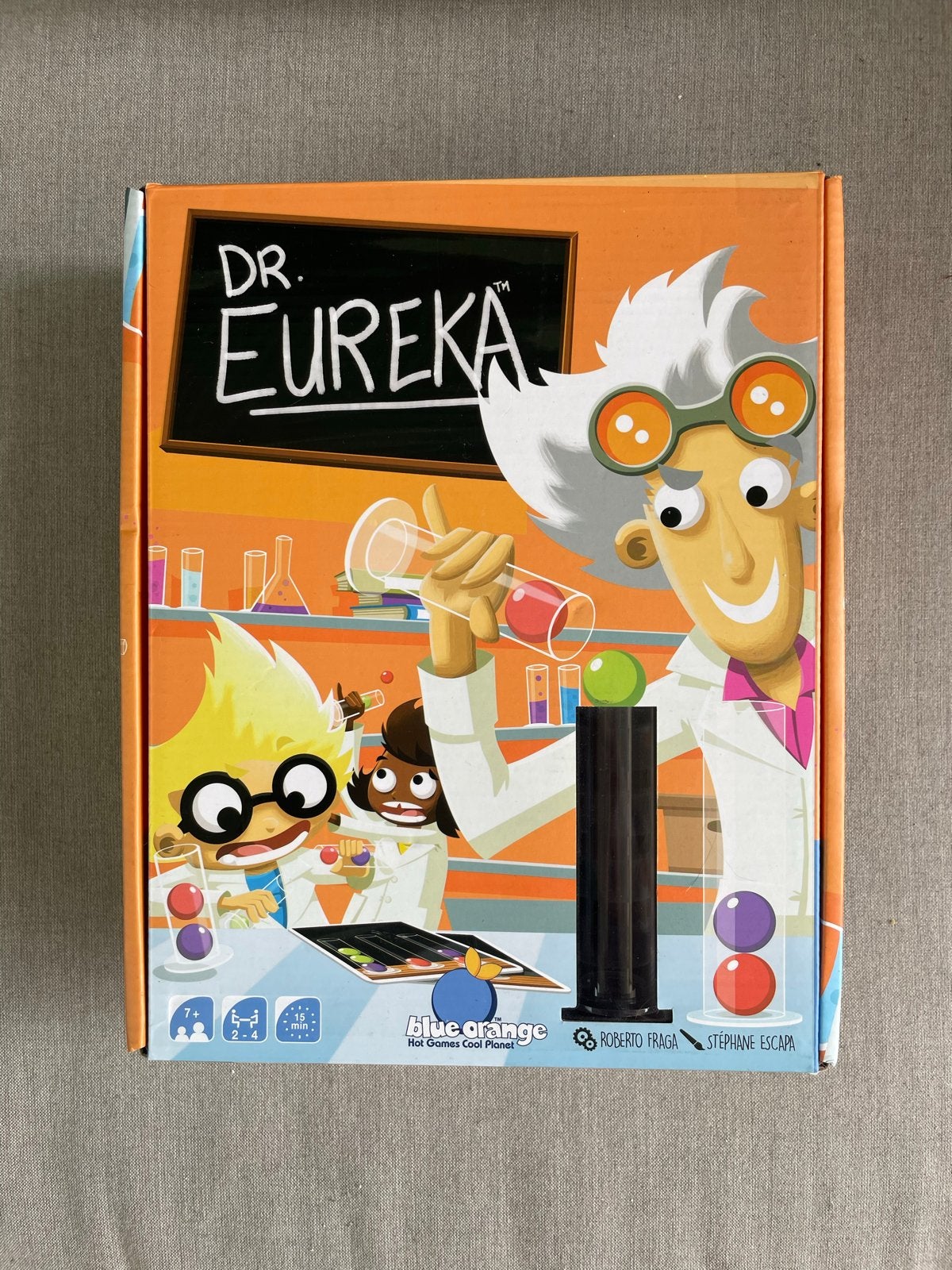 Dr. Eureka, Hobby en Vrije tijd, Gezelschapsspellen | Overige, Gebruikt, Een of twee spelers, Drie of vier spelers, Ophalen of Verzenden