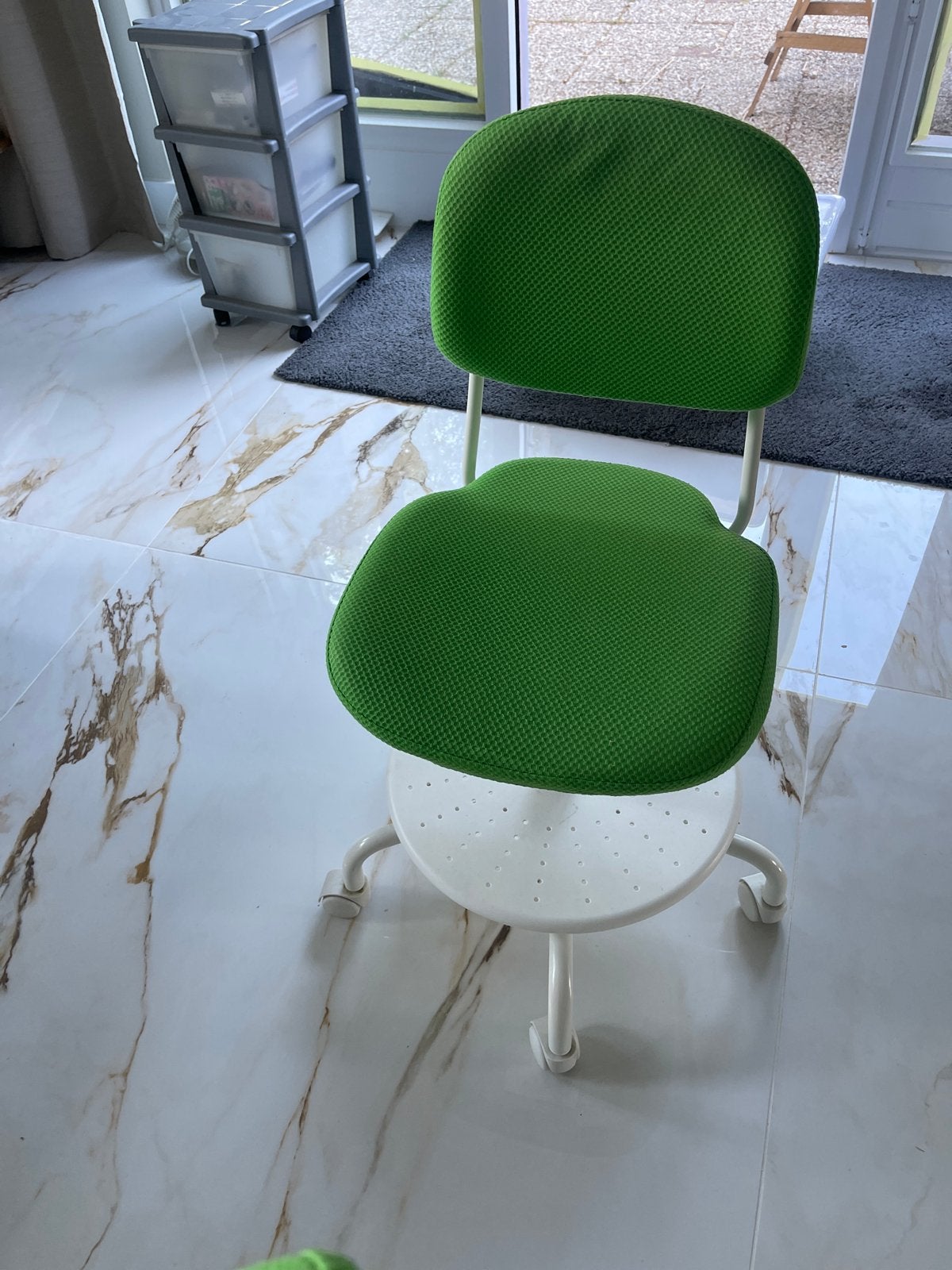 Ikea Vimund bureaustoel met extra hoes, Ophalen, Gebruikt, Overige kleuren, Eén