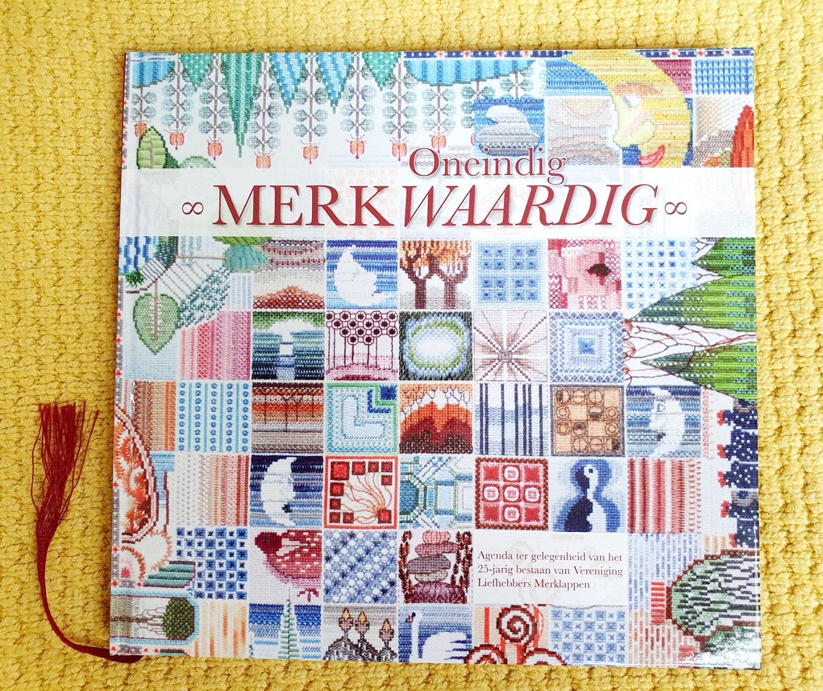 oneindig merkwaardig merklap borduur agenda nieuw, Verzenden, Nieuw, Handborduren, Patroon