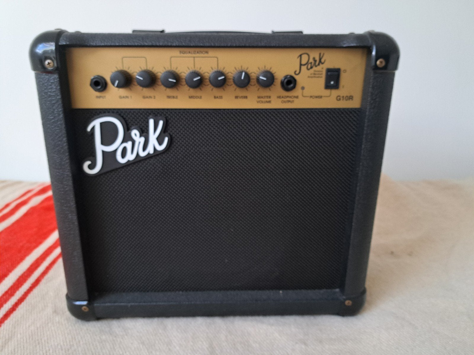 Park transistor versterker met reverb, Ophalen, Gebruikt, Gitaar, Minder dan 50 watt