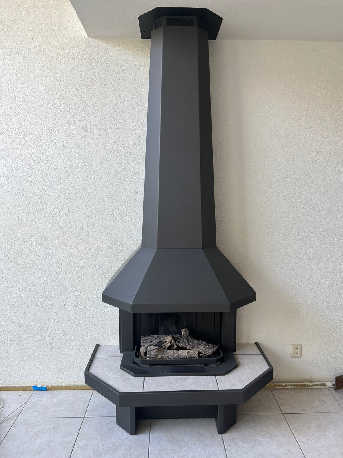 (Ombouw) gashaard barbas, Huis en Inrichting, Ophalen, Gebruikt, Inbouwhaard, Gashaard