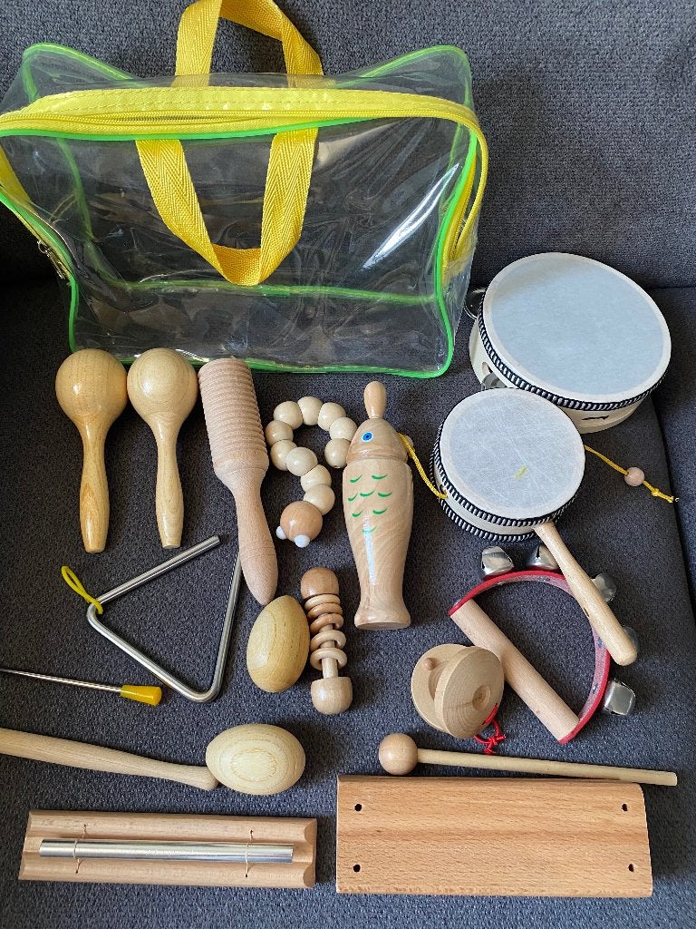 Muziekinstrumenten Set - Montessori Speelgoed,  Muziekset, Kinderen en Baby's, Speelgoed | Houten speelgoed, Ophalen of Verzenden