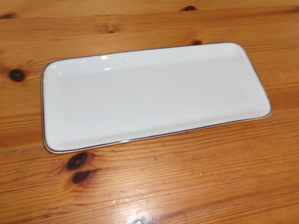 Bistro Porcelain - schaaltje met blauwe rand, Huis en Inrichting, Keuken | Servies, Ophalen of Verzenden, Overige stijlen, Porselein