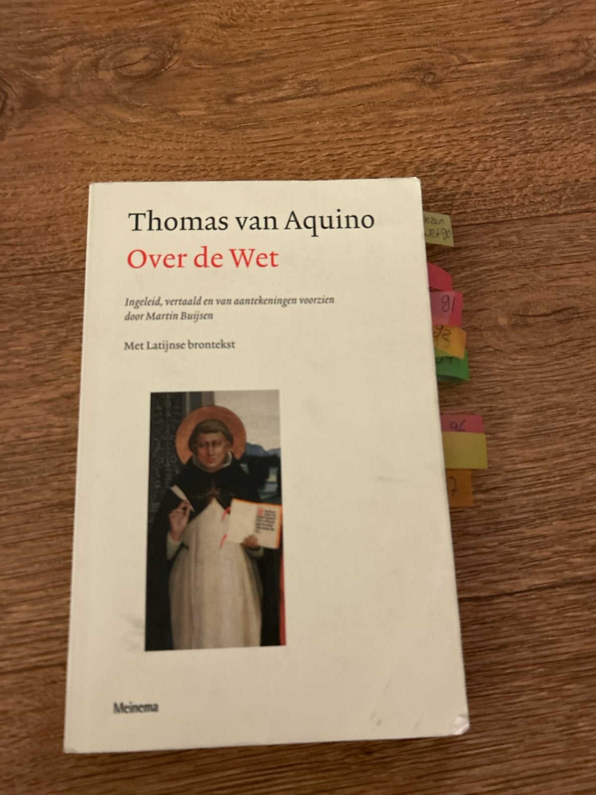 Thomas van Aquino - Over de Wet (Leiden Universiteit), Verzenden, Gelezen