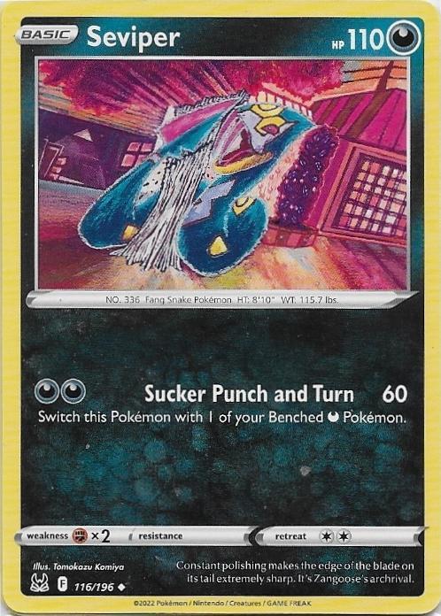 Lost Origin,  Seviper [uncommon] 116/196, Verzenden, Nieuw, Losse kaart