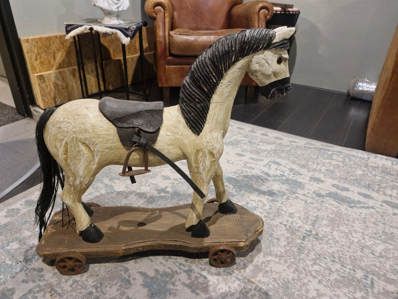 Mooi decoratief paard, Hout, Meerkleurig, Ophalen of Verzenden, Klassiek