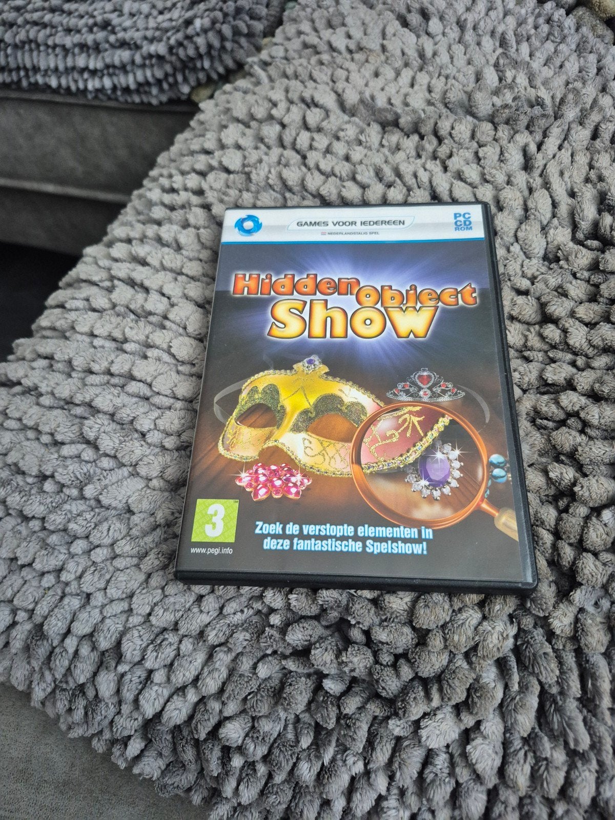 Hidden Object Show PC CD-ROM Spel - Zoek en Vind, Puzzel en Educatief, 1 speler, Ophalen of Verzenden, Zo goed als nieuw
