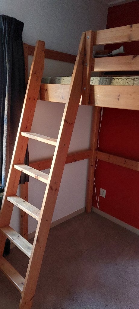 Te koop: Hoogslaper, Ophalen, Gebruikt, Eenpersoons, 210 cm