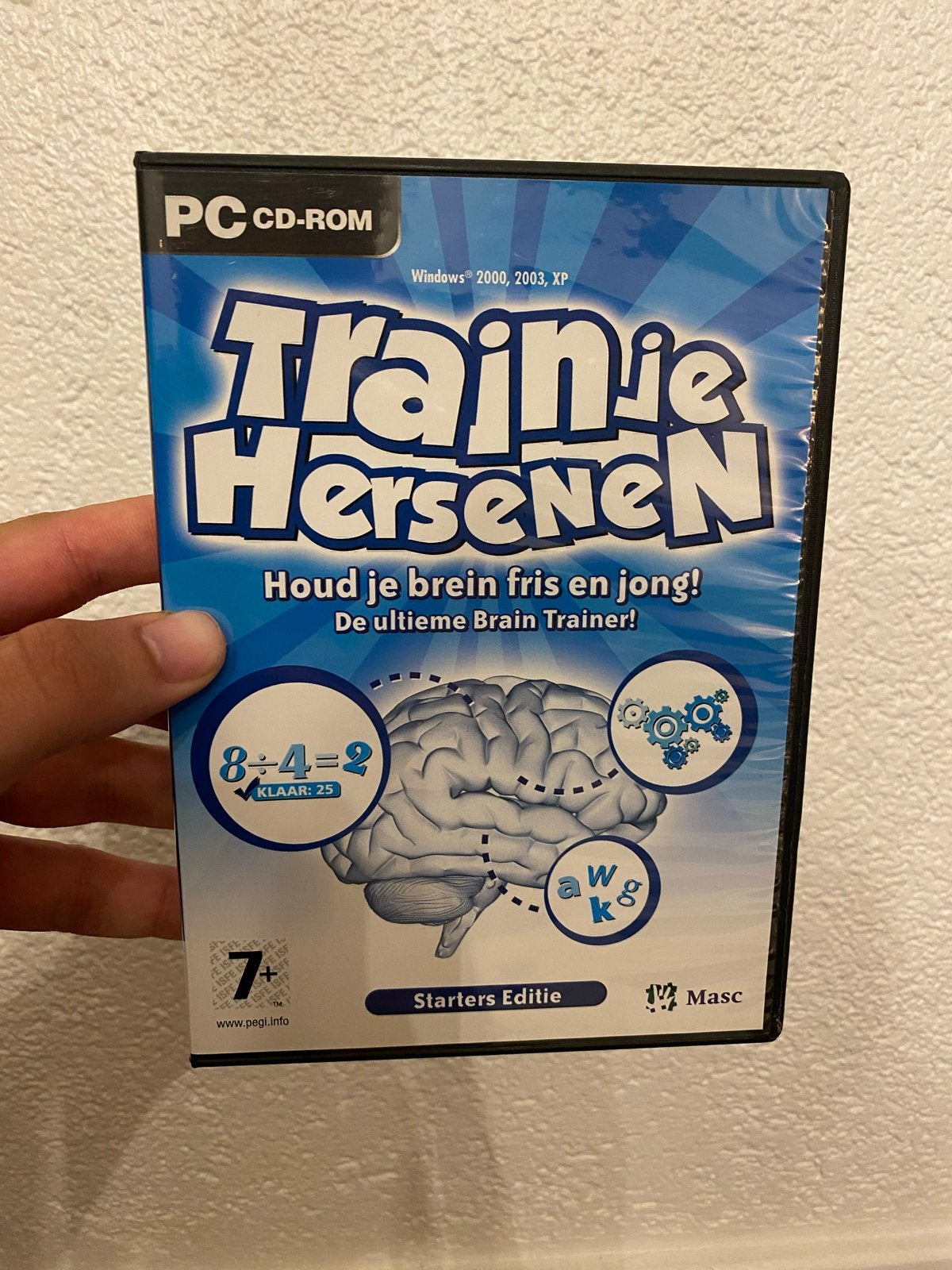 Train je Hersenen PC CD-ROM - Starters Editie, Spelcomputers en Games, Puzzel en Educatief, 1 speler, Nieuw, Ophalen of Verzenden