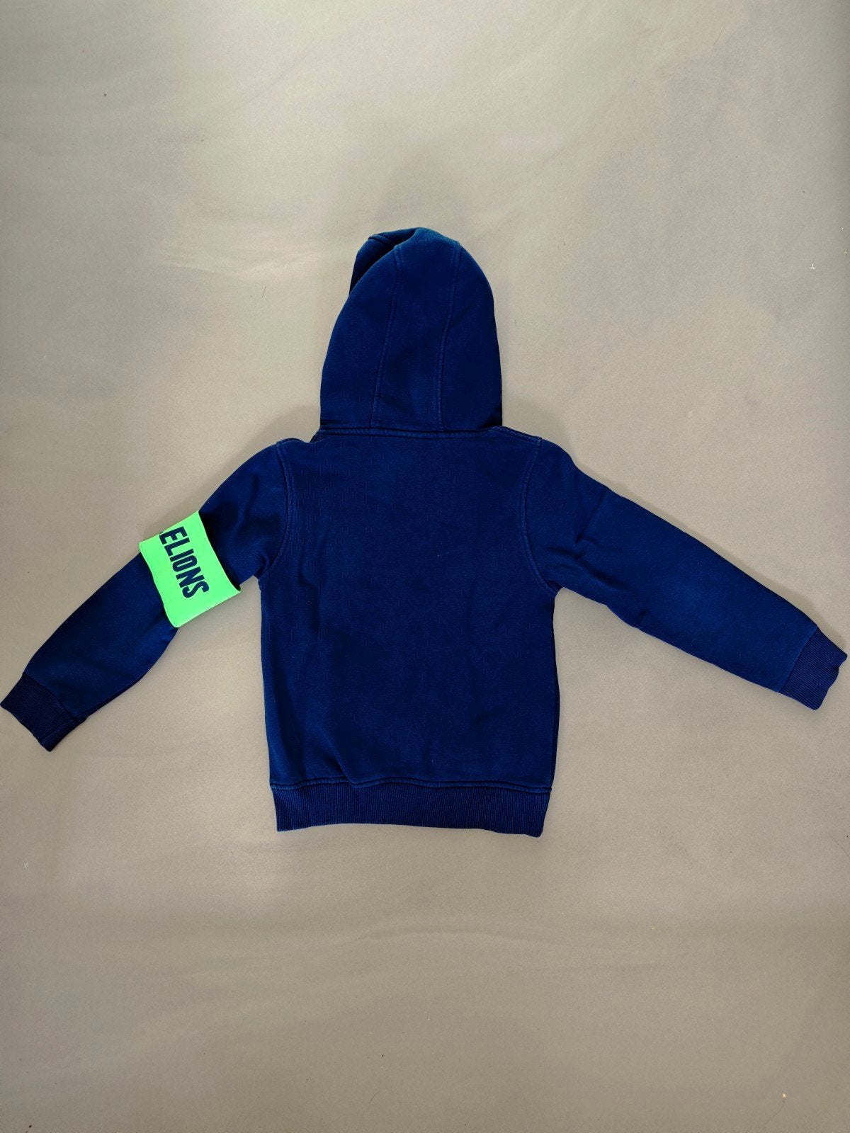 Foto 5 van Malelions trui hoody maat 128 donkerblauw neon geel nieuwsta