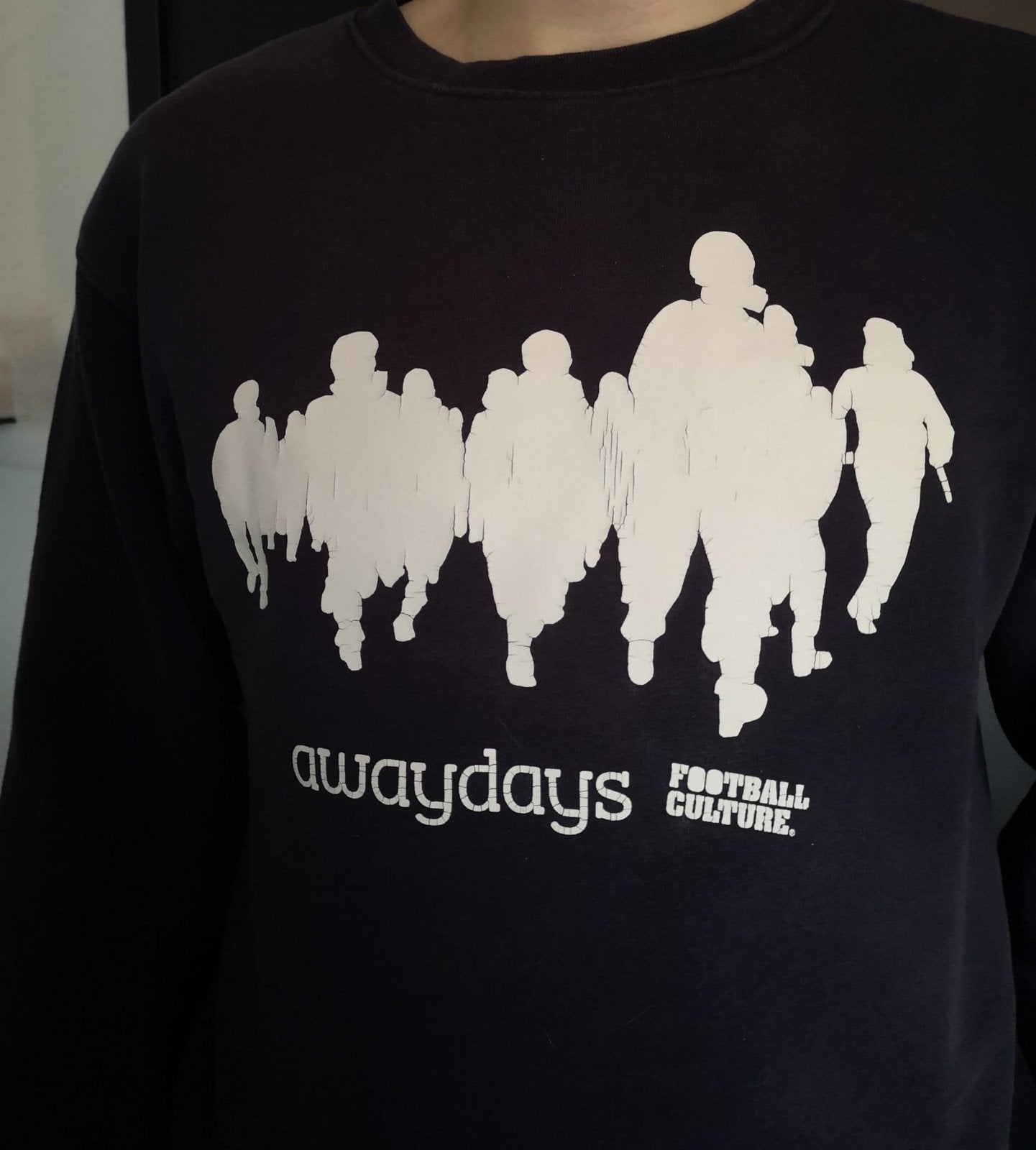 Awaydays FootballCulture Sweater | Maat M, Maat 48/50 (M), Zwart, Ophalen of Verzenden, Football Culture