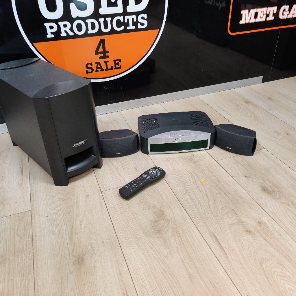 Bose AV3-2-1 II Media center + afstandbediening €79.99, 70 watt of meer, B, Dvd-speler, Ophalen