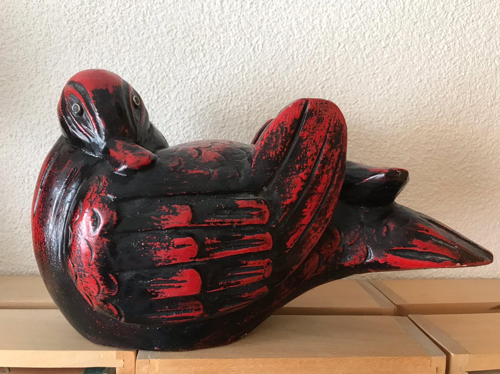 Houten lokeend, Antiek en Kunst, Ophalen