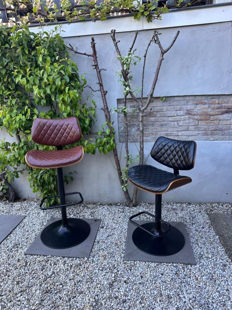 Barstoelen, Huis en Inrichting, Barkrukken, Ophalen, 60 tot 90 cm, Zo goed als nieuw, In hoogte verstelbaar