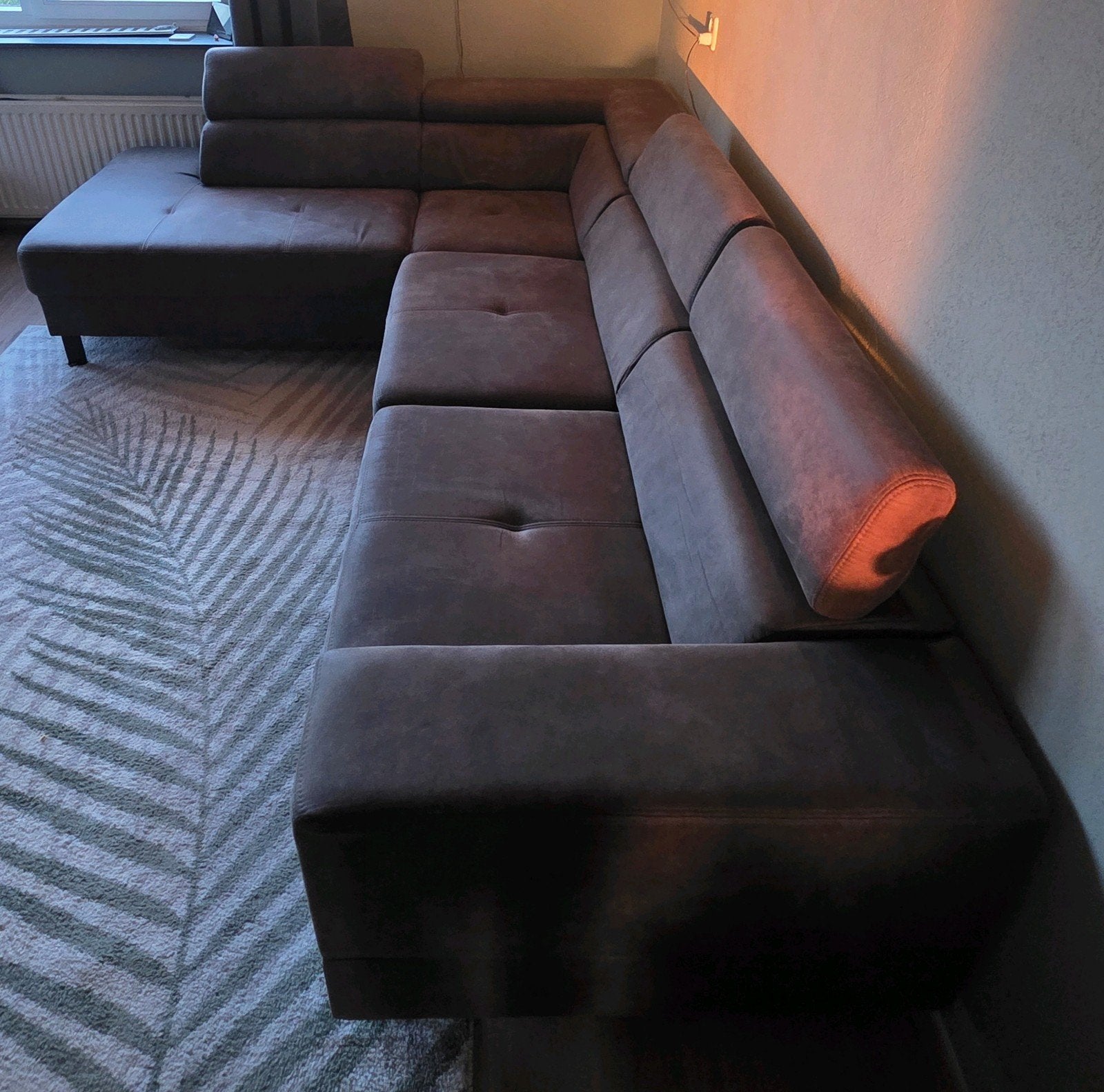 complete woonkamer. hoekbank loungebank ladekast tv, Huis en Inrichting, Complete inboedels, Ophalen