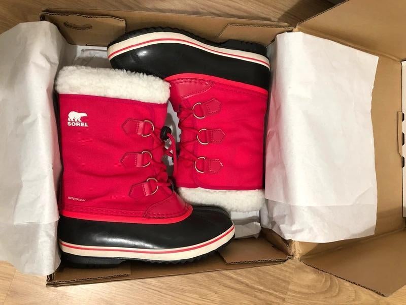 Sorel snowboots 36 - Roze moonboots - Winterlaarzen, Snowboots, Zo goed als nieuw, Roze, Sorel