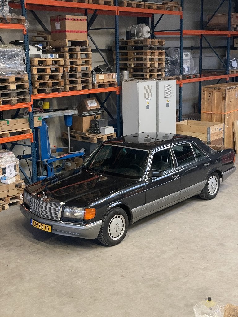 Mercedes-Benz W126 S-Klasse 420 SEL AUT 1985 facelift, Automaat, Achterwielaandrijving, 8 cilinders, Zwart