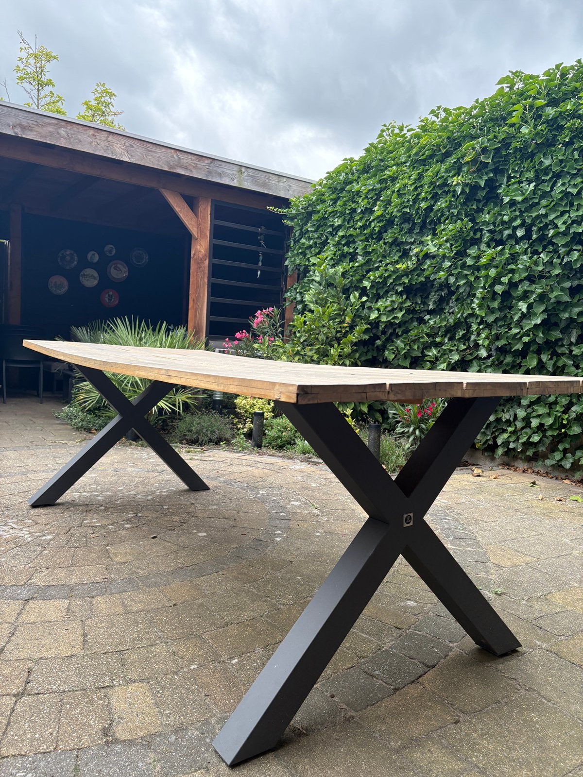 Tuintafel Le Sud. Lengte 240 breedte 95 hoogte 76, Ophalen, Gebruikt, Rechthoekig, Hout