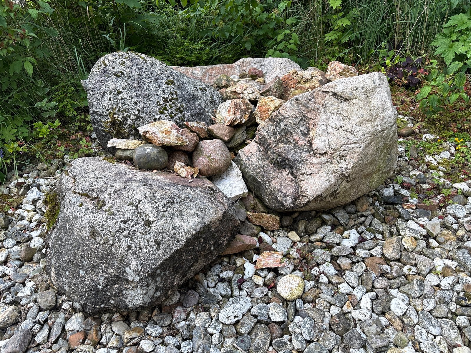 Grote zwerfkeien voor tuin, Ophalen, Overige materialen, Gebruikt, Kei