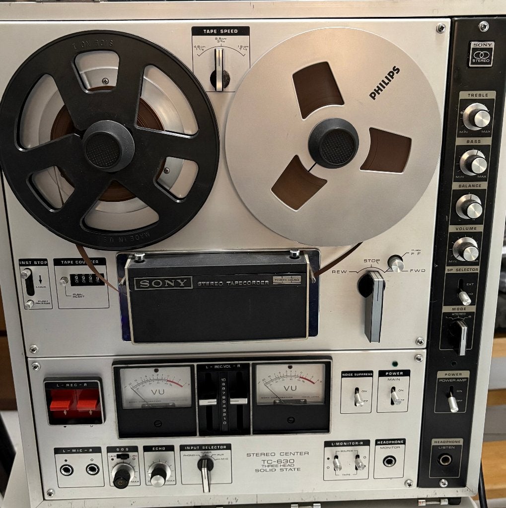 Sony TC-630, Audio, Tv en Foto, Ophalen, Bandrecorder