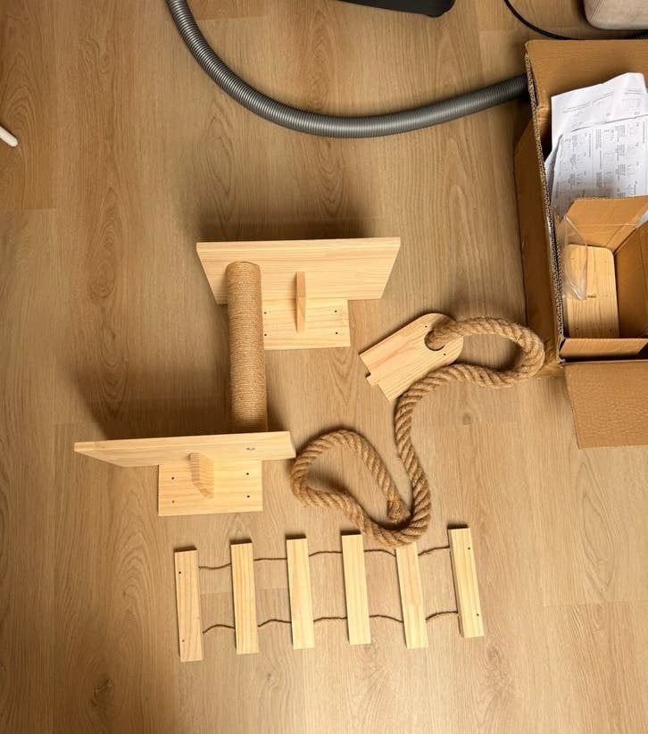 Krabpaal set voor bevestiging muur, Ophalen, Nieuw, Krabpaal