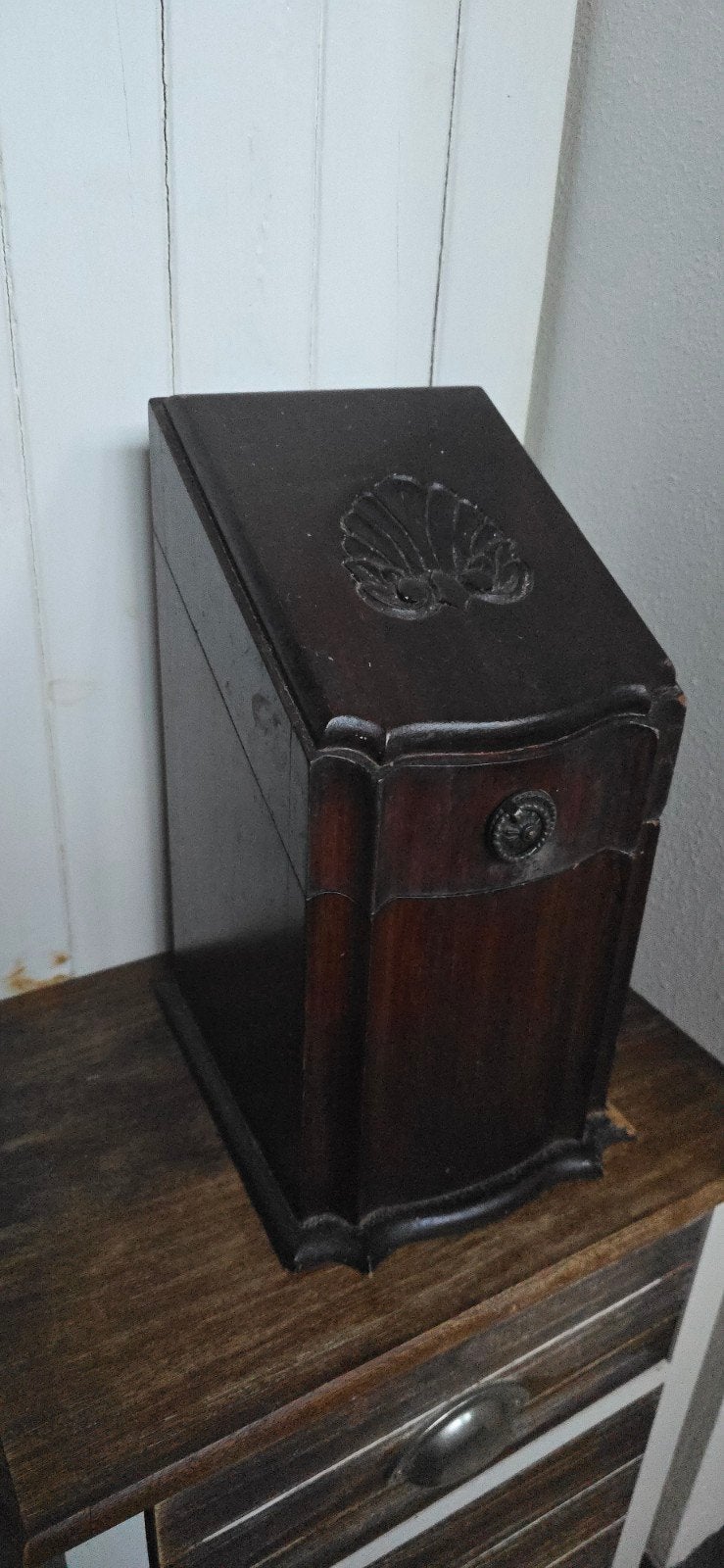 Antieke bestekkist of messendoos,, Antiek en Kunst, Ophalen of Verzenden
