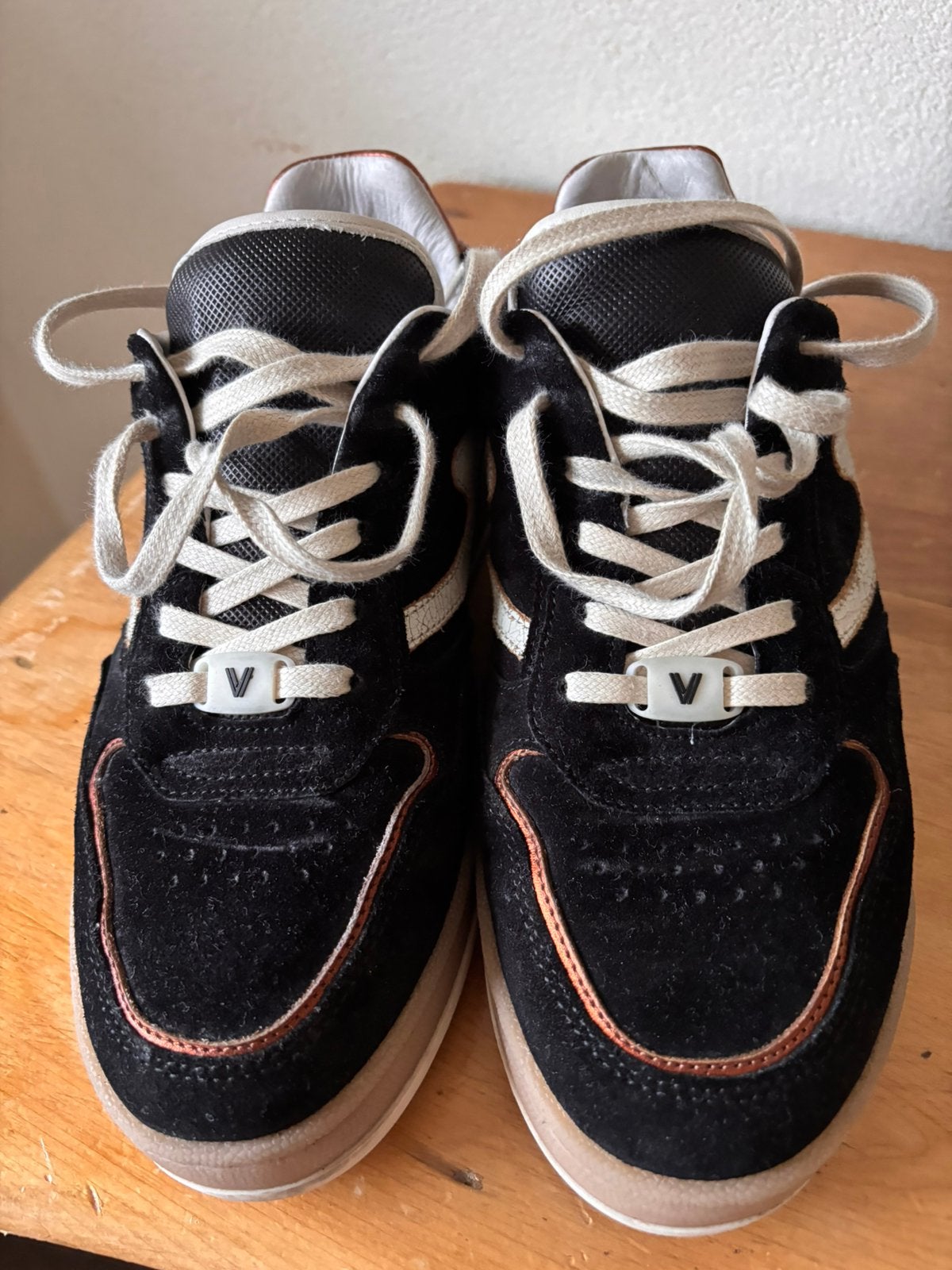 Via vai sneakers zwart maat 39, Ophalen of Verzenden, Zo goed als nieuw, Zwart, Sneakers of Gympen