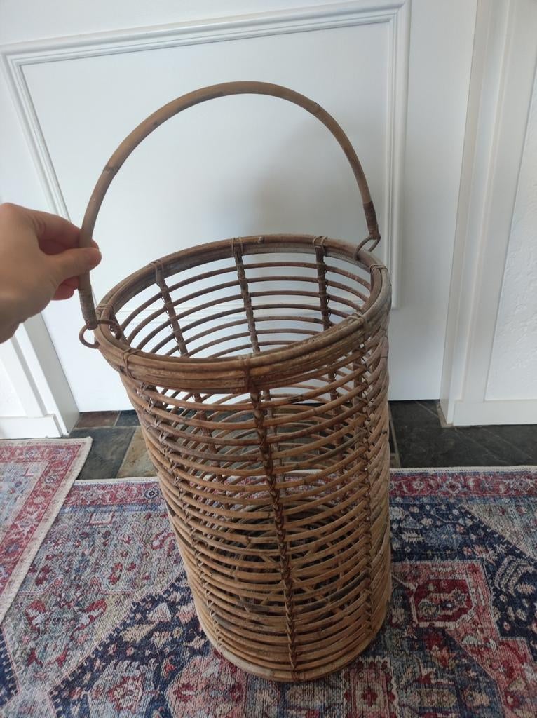 Mandje paraplu bak, Ophalen of Verzenden, Riet
