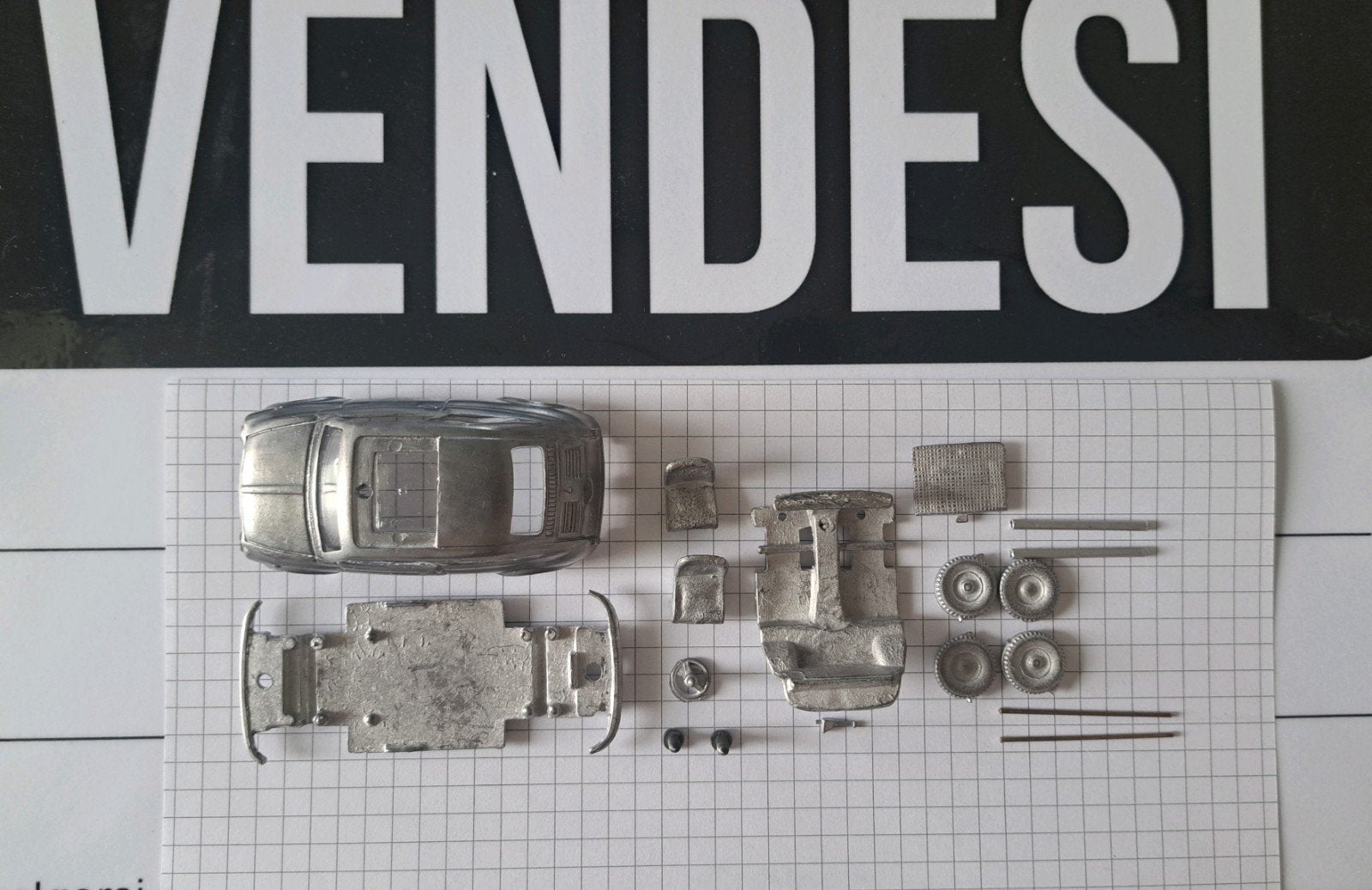 Bouwkit Fiat nuova 500. 1970. 1:43., Ophalen of Verzenden, Auto, Overige merken