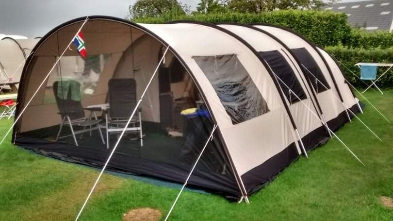 Obelink Familia 6 tunneltent - Ruime gezinstent, Ophalen, Gebruikt