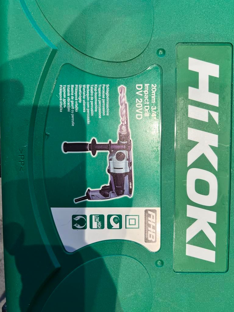 Hikoki DV20VD klopboormachine, Ophalen, Gebruikt, Boormachine, Klopboormechanisme