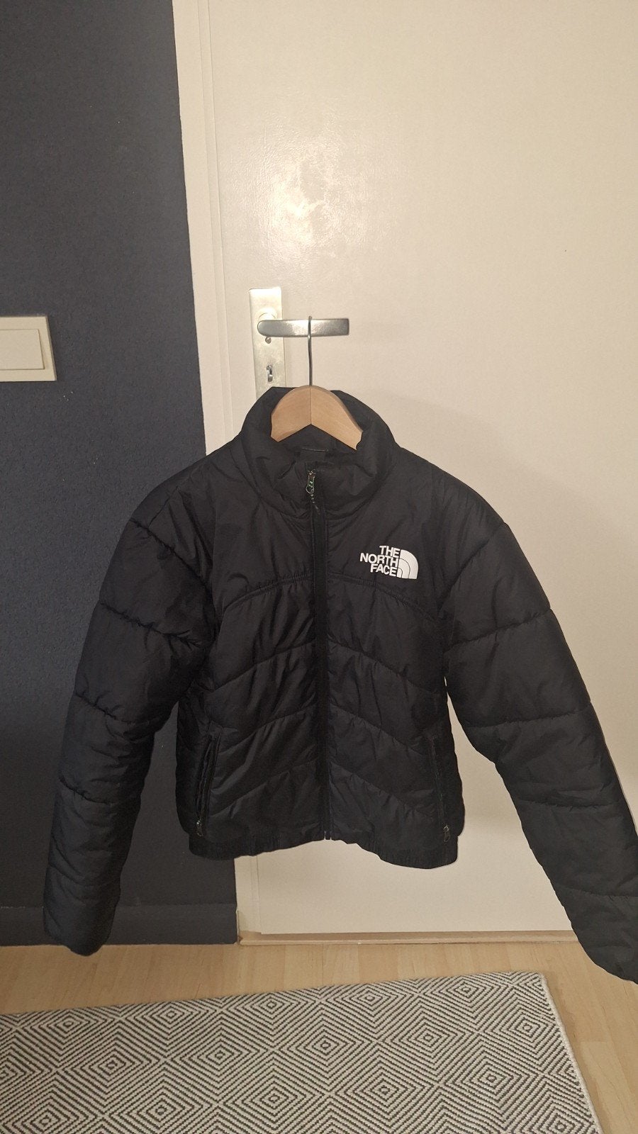 The North Face Puffer Jas Zwart, Kleding | Heren, Zwart, Ophalen of Verzenden, Gedragen, The North Face