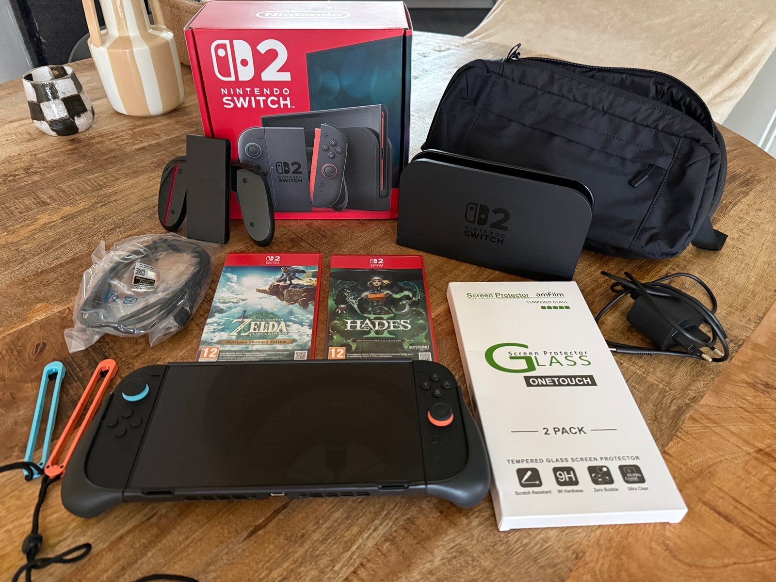 Nintendo Switch 2 + accessoires + 2 games, Spelcomputers en Games, Ophalen, Nieuw, Switch Original, Met games
