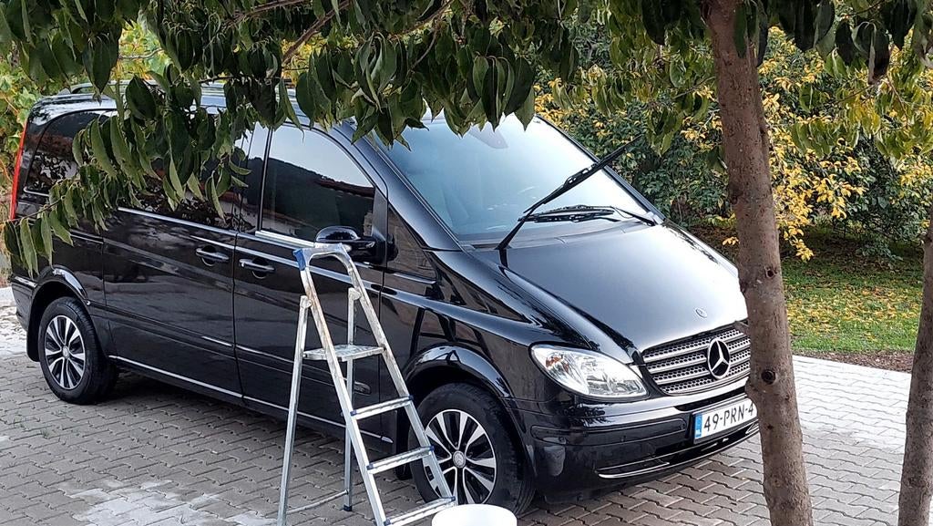 Mercedes-Benz viano 3.0 benzine zwart ambiente 7 persoons, Auto's, Automaat, Achterwielaandrijving, 8 stoelen, 190 pk