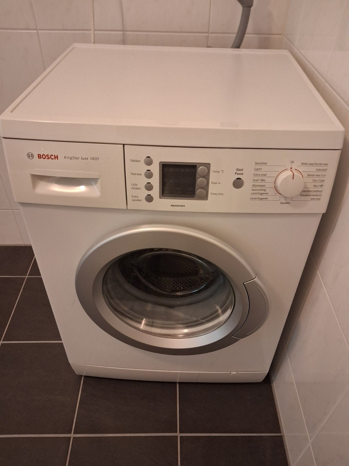 Bosch Kingstar Luxe 1400 Wasmachine - Gebruikt, Witgoed en Apparatuur, Ophalen, Gebruikt, 1200 tot 1600 toeren, Voorlader