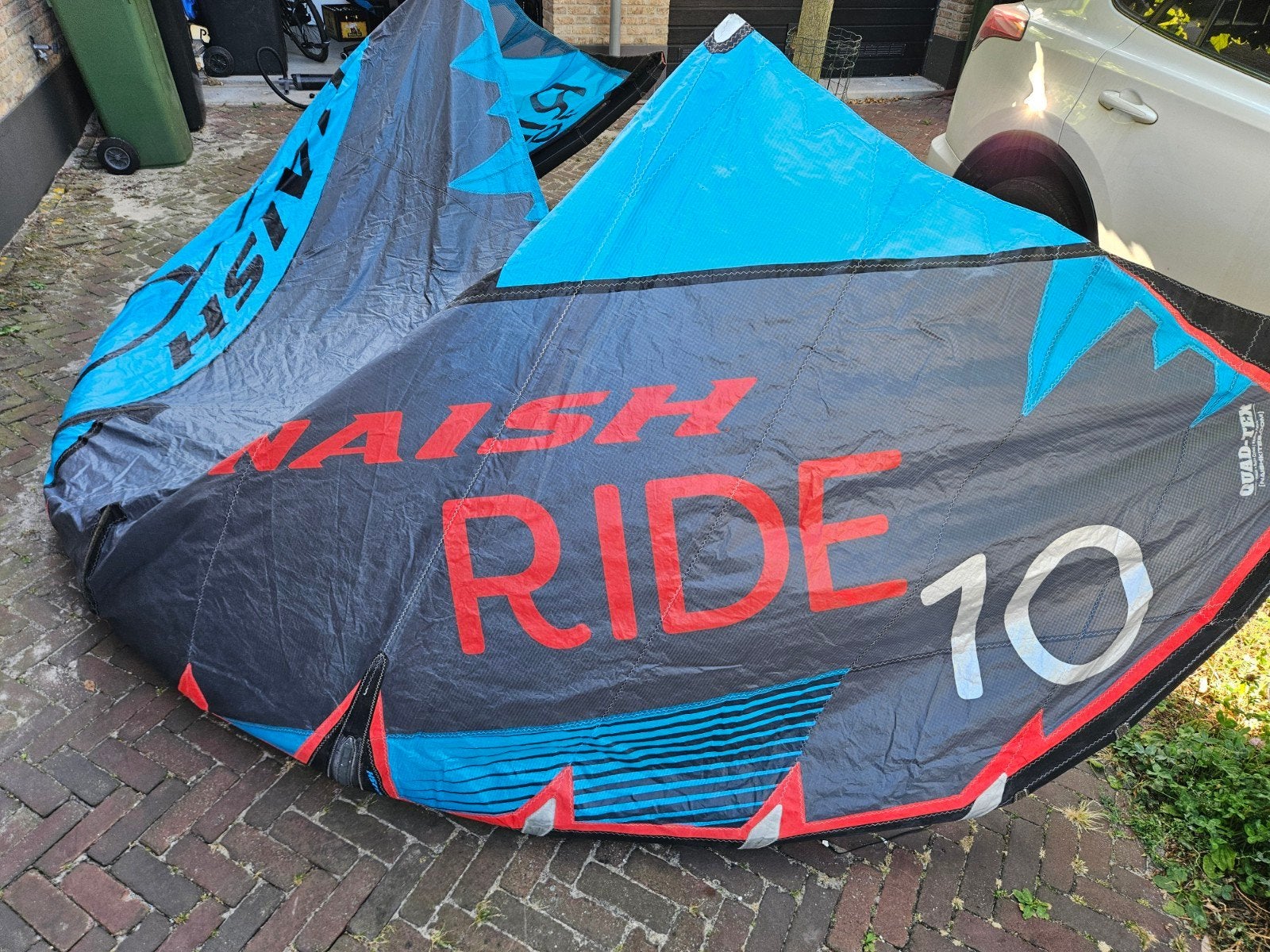 Naish Ride 10m 2019 - All-round beginners kite, Ophalen, Gebruikt, 10 m², Geen board