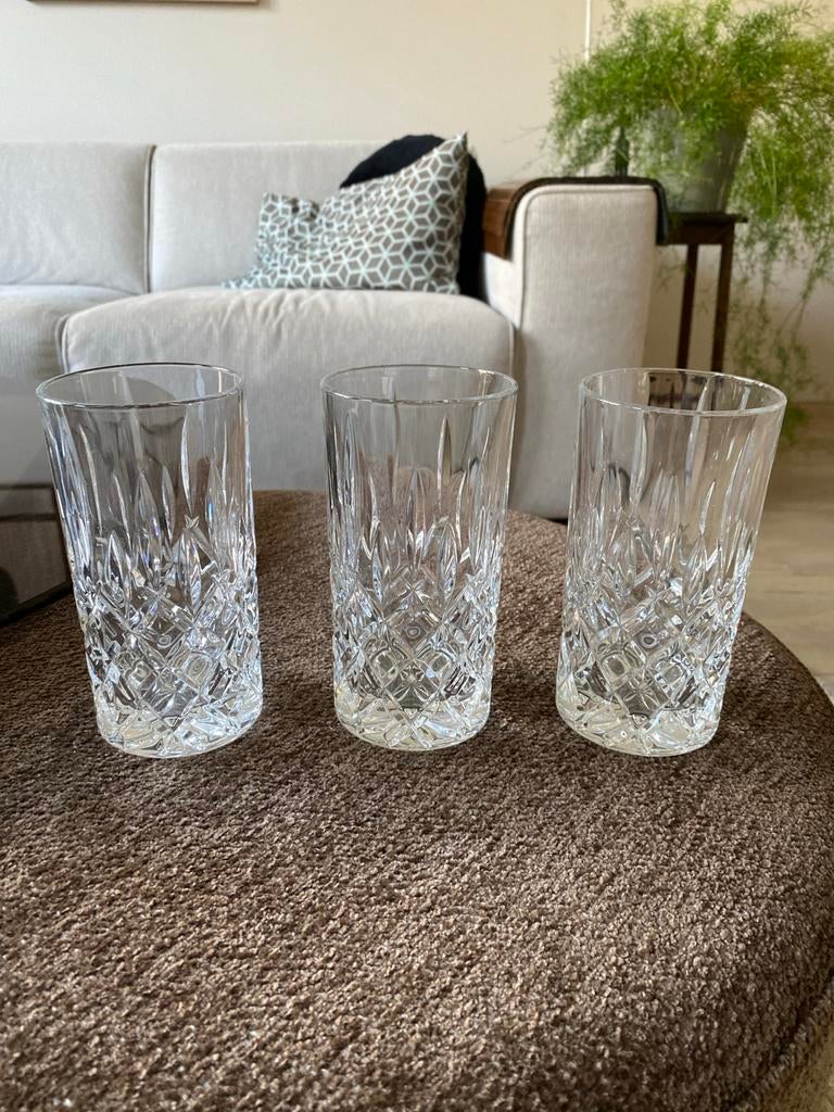 3 longdrink glazen, Ophalen of Verzenden