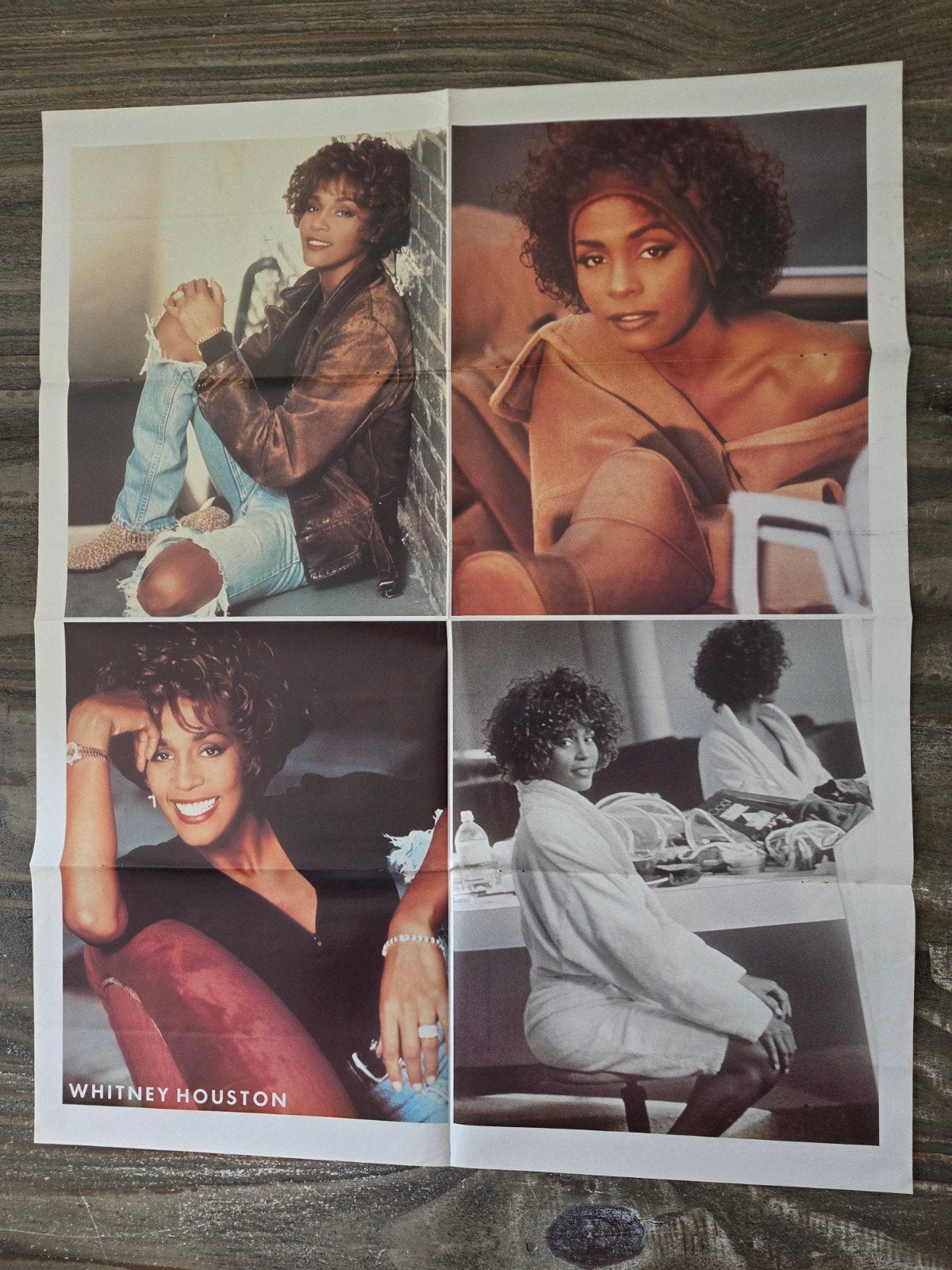 Whitney Houston Poster, Ophalen of Verzenden, Zo goed als nieuw, A1 t/m A3, Muziek